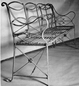Wrought-Iron Furniture for English Gardens